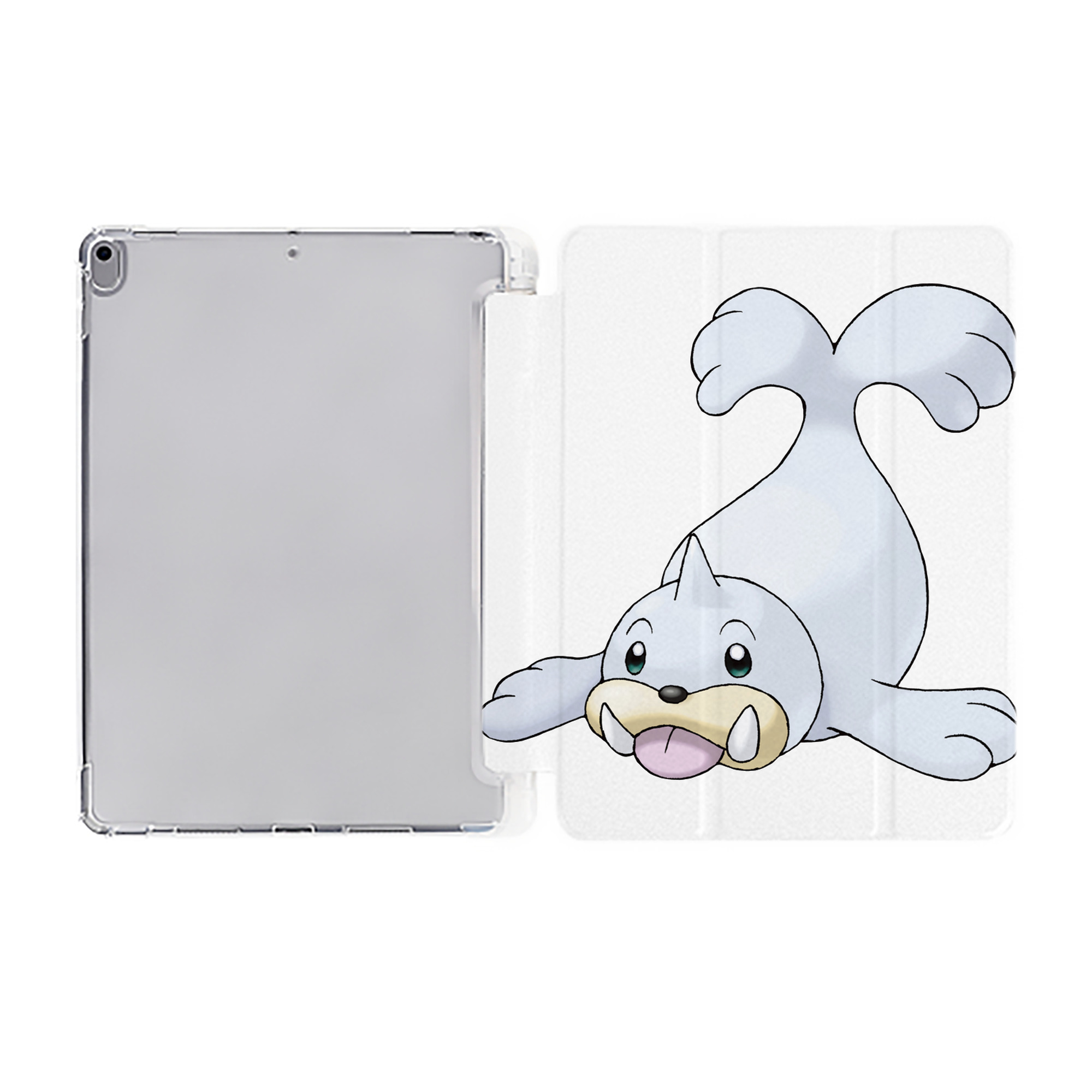 （画像用） ポケットモンスター Pokémon IPad ケース ペン収納付き 三つ折りスタンド PUレザー×シリコン 対応機種9.5/10.5/10.9インチ